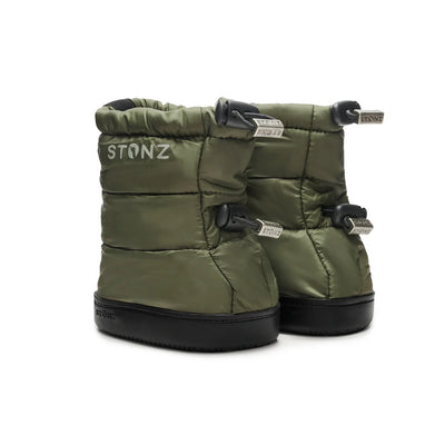 STONZ Toddler Puffer Booties Large, 1-2.5 years