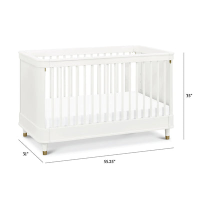 Tanner 3-in1 Convertible Crib-Warm White