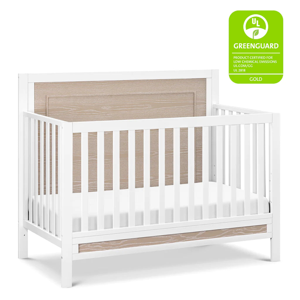 Radley 4-in-1 Convertible Crib-White/Coastwood