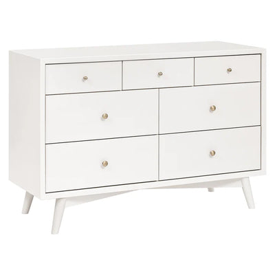 Palma 7 Drawer Dresser | Walnut/Warm White