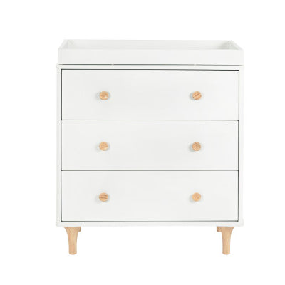 Lolly 3 drawer dresser w/ removable change tray