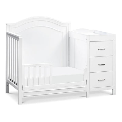 Charlie 4 in 1 Convertible Mini Crib & Changer-White
