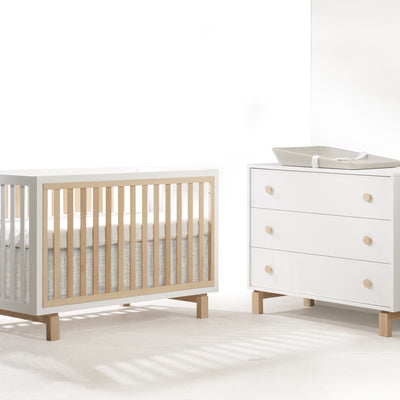 Tulip Juvenile-Bjorn Classic Crib & 3 Drawer XL dresser-Sold as a set only