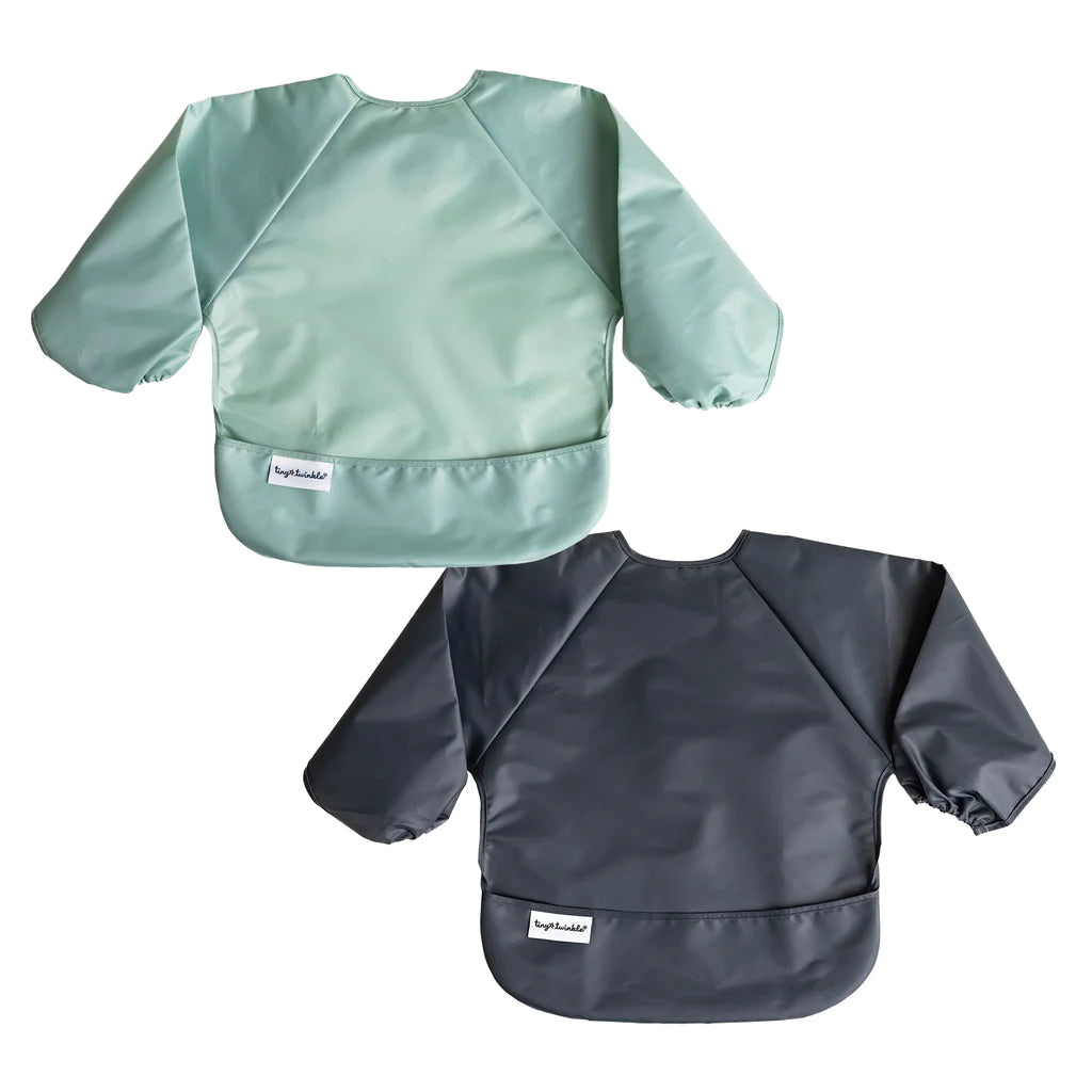 Tiny Twinkle-Sleeve Bibs 2 pack, 2-4 YRS.