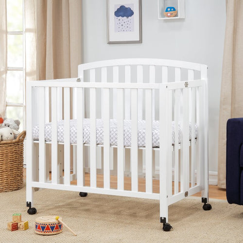 Dylan Mini Portable Crib, White