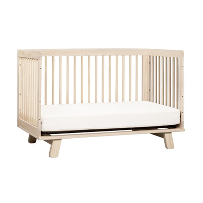 Hudson 3-in-1 Convertible Crib | with Toddler Bed Conversion Kit in Washed Natural