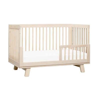 Hudson 3-in-1 Convertible Crib | with Toddler Bed Conversion Kit in Washed Natural