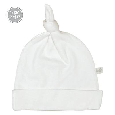 Perlimpinpin - Bamboo Knotted Hat - Solids 1-3M
