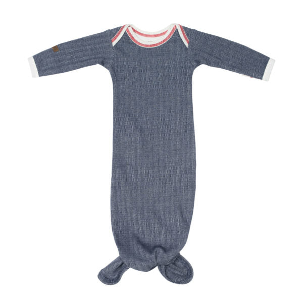 Juddlies Organic Nightgown-Lake Blue