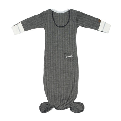 Juddlies Organic Nightgown-Bear Black