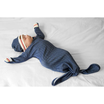 Juddlies Organic Nightgown-Lake Blue