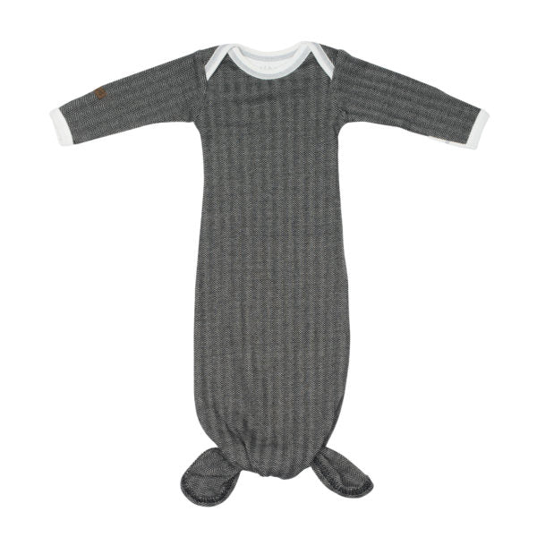 Juddlies Organic Nightgown-Bear Black