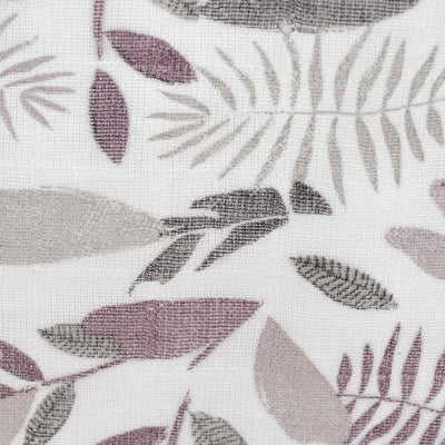 Cotton Muslin Swaddle Plum Leavs