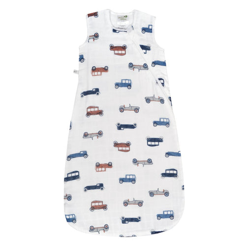 Sleep Bag Cotton Muslin - Vintage Cars