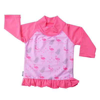 Rash Guard UPF 50  - FLAMINGO (18-36 Months)