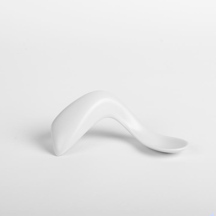 Kizingo - Toddler Spoon, Left Handed, White