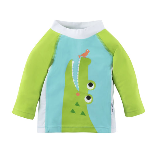 Zoocchini-UPF50+ Baby Rashguard - Alligator 6-12mths