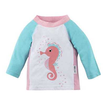 Zoocchini-UPF50+ Baby Rashguard - Seahorse