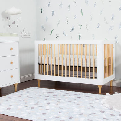 Babyletto-Lolly 3 in 1 Crib-White/Natural