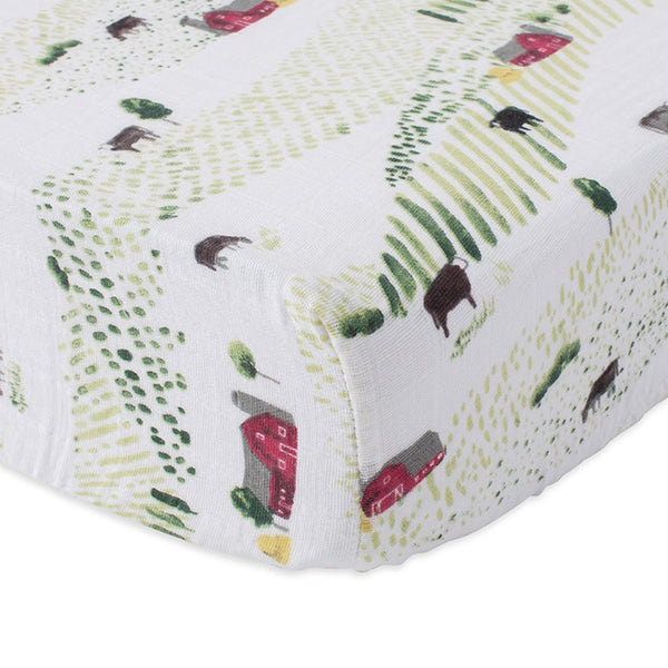 Little Unicorn Crib Sheet Muslin Baby Shack