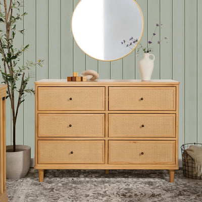Marin with Cane 6-Drawer Dresser