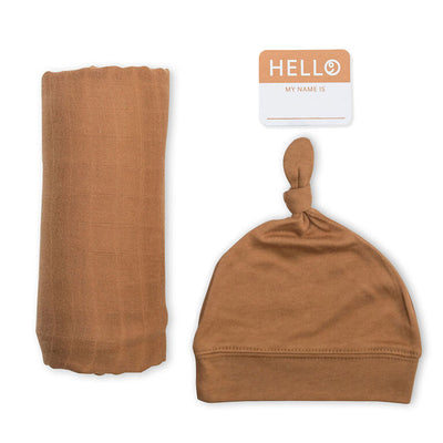 lulujo Hello World! Newborn Set-Pink