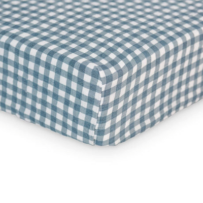 Lulujo - Cotton Muslin Crib Sheet