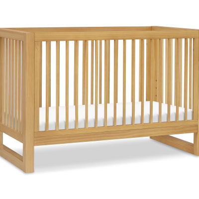 Nantucket 3 in 1 Convertible Crib | w/ Toddler Bed Conversion Kit in Honey