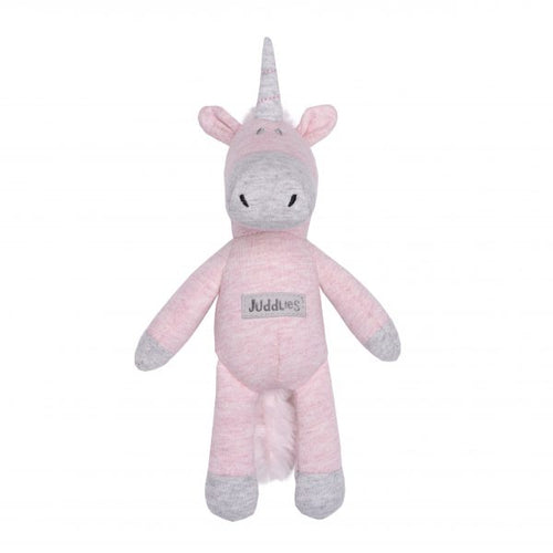 Juddlies Organic Rattle- Dogwood Pink Unicorn