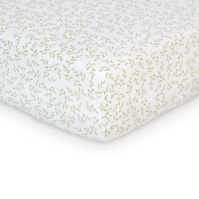 Lulujo - Cotton Muslin Crib Sheet