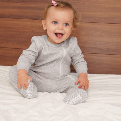 Juddlies Breathe-Eze Sleeper-Light Grey Fleck