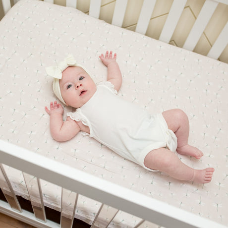 Lulujo - Cotton Muslin Crib Sheet