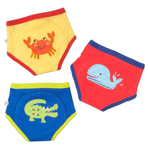 Zoocchini -  ORGANIC POTTY TRAINING PANTS SET | OCEAN FRIENDS