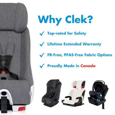 Clek foonf convertible car seat-ziip fabrics