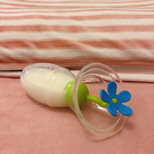 Haakaa-Silicone Breast Pump Flower Stopper-Blue