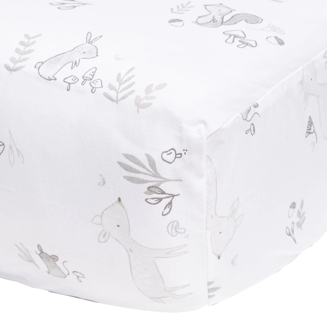 Crib Sheet  Cotton - Forest