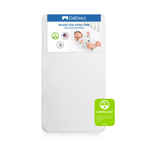 Deluxe Coil Extra Firm Mini Crib Mattress