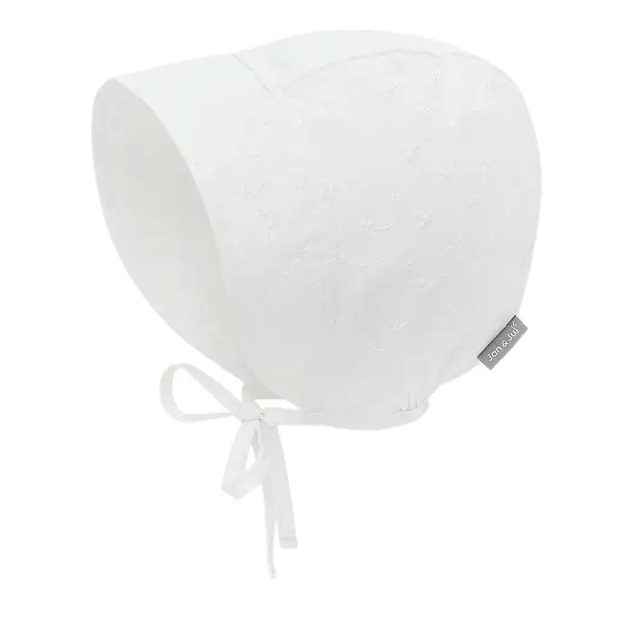 Jan & Jul Bonnet-white eyelet