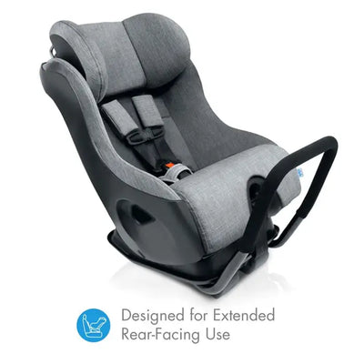 Fllo Convertible Car Seat- FR Free w/ ZIIP Cover, Railroad Fabric-FINAL SALE ITEM