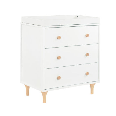 Lolly 3 drawer dresser w/ removable change tray