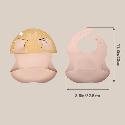 Silicone Bibs by Nouka