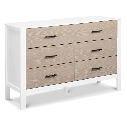 Radley 6-Drawer Dresser-White/Coastwood
