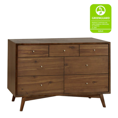 Palma 7 Drawer Dresser | Walnut/Warm White