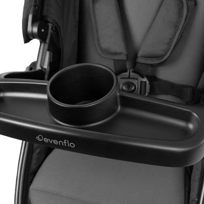 Evenflo Omni Signature Travel System w/ litemax infant car seat-Porto Black-Final Sale Item