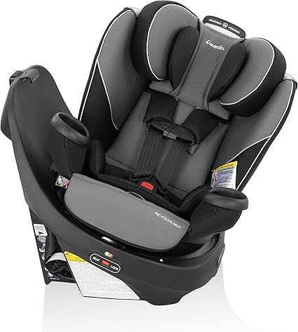 Evenflo Revolve 360 Rotational All-in-One car Seat-Amherst Gray