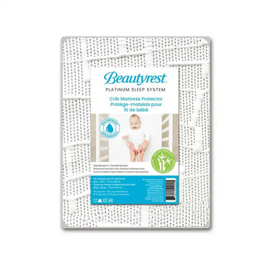 Beautyrest Platinum Hybrid Crib Mattress + Mattress Protector