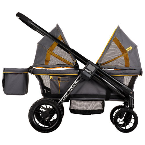 Evenflo Pivot Xplore All-Terrain Stroller Wagon-Adventurer Gray