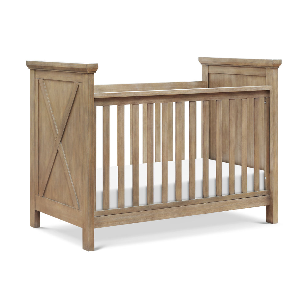 Emory Farmhouse 3-in-1 Convertible Crib | Driftwood