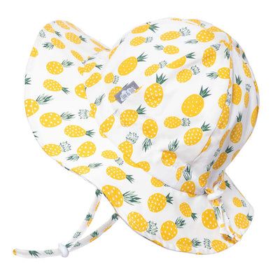 Cotton Floppy Hat - Yellow Pineapple