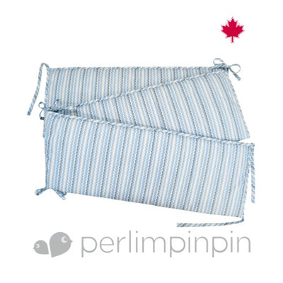 Perlimpinpin - Bumper Pad, Blue Ribbons